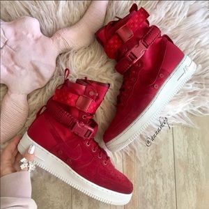 nike sf air force 1 red crush